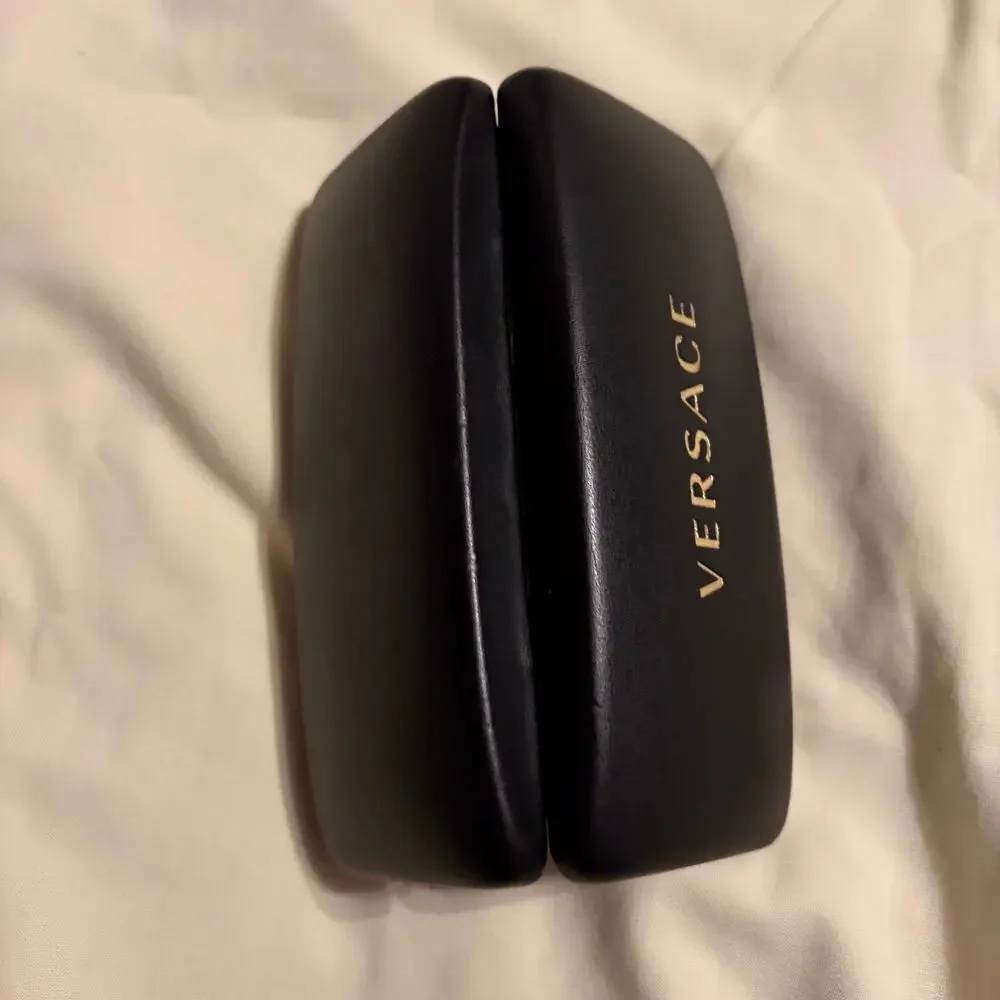 Authentic Versace Eyewear Case – Black Hard Shell Designer Sunglasses Case